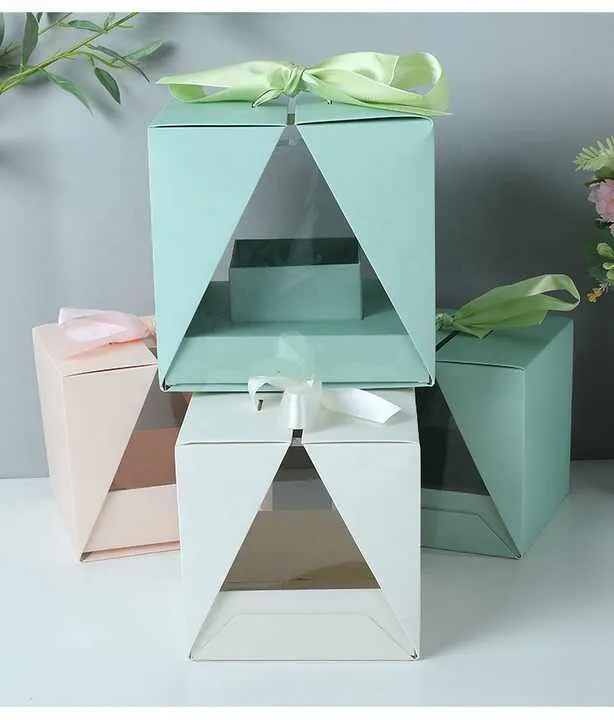 صندوق زهور قابل للطي من مادة البولي فينيل كلوريد ,PVC Foldable Flower Box