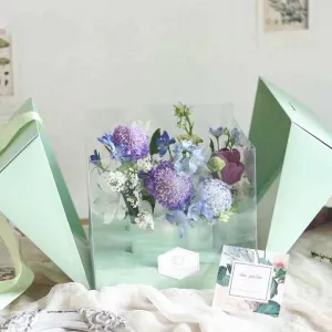 صندوق زهور قابل للطي من مادة البولي فينيل كلوريد ,PVC Foldable Flower Box
