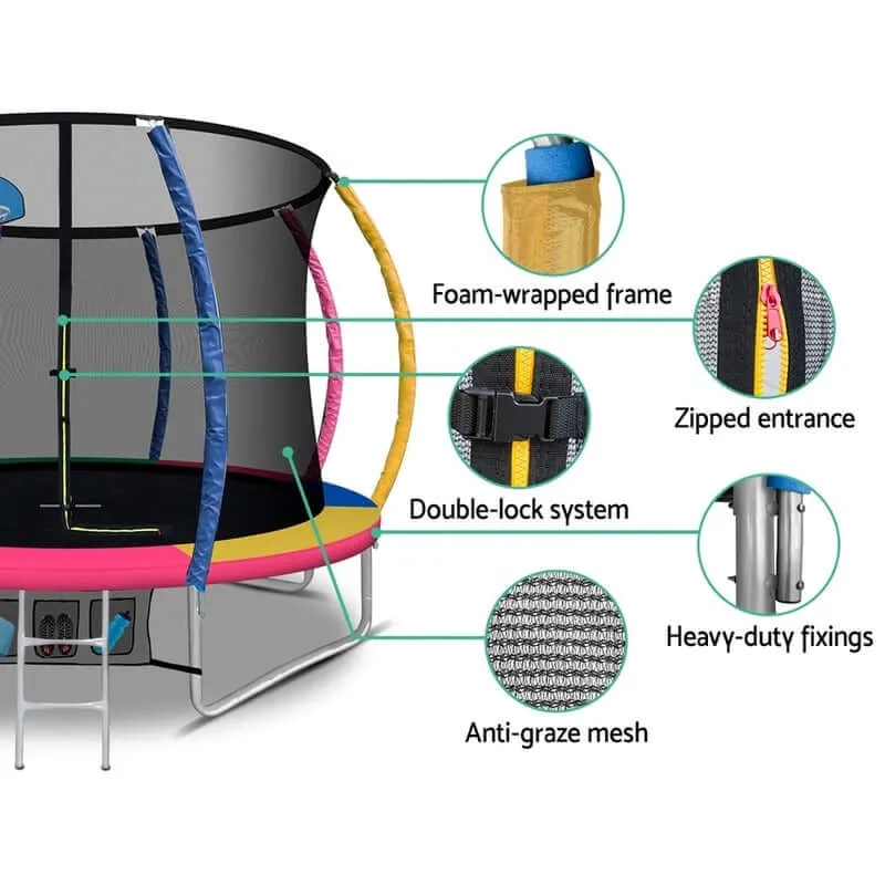 10FT Trampoline Kids Trampolines