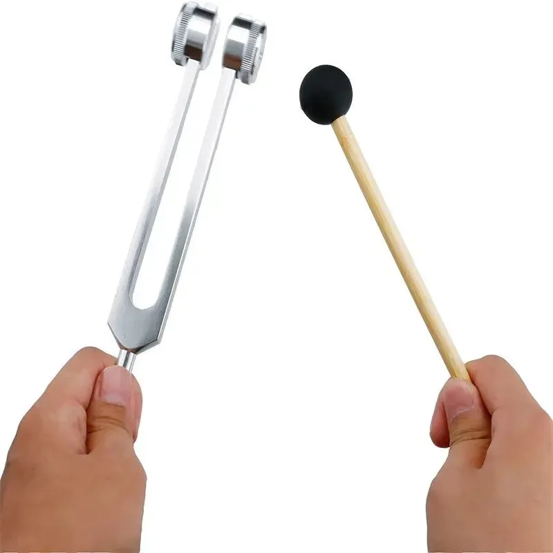 128 Hz Weighted Tuning Fork Set For Healing And Stress Relief