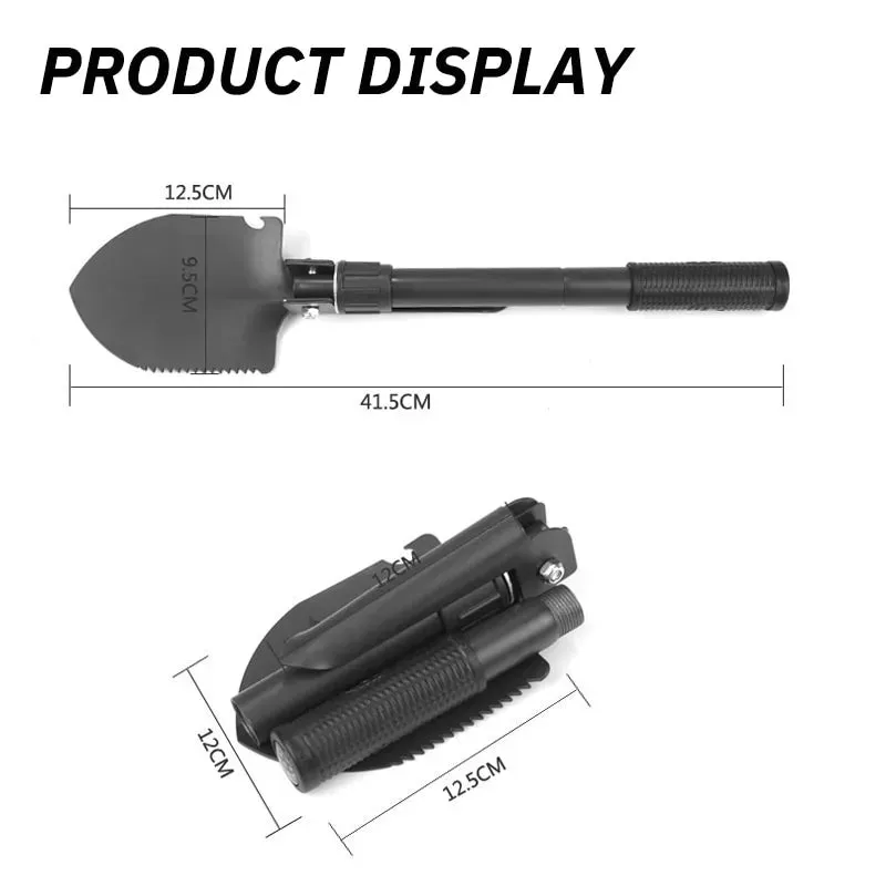 1pc Engineer Shovel Multifunctional Military Shovel for Outdoor Activities
