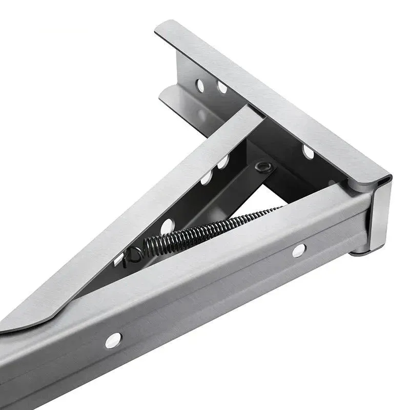 2 Piece Steel Folding Angle Bracket Easy Install for Shelf Bench Table