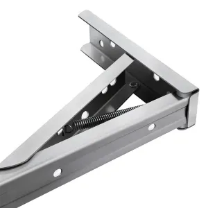 2 Piece Steel Folding Angle Bracket Easy Install for Shelf Bench Table