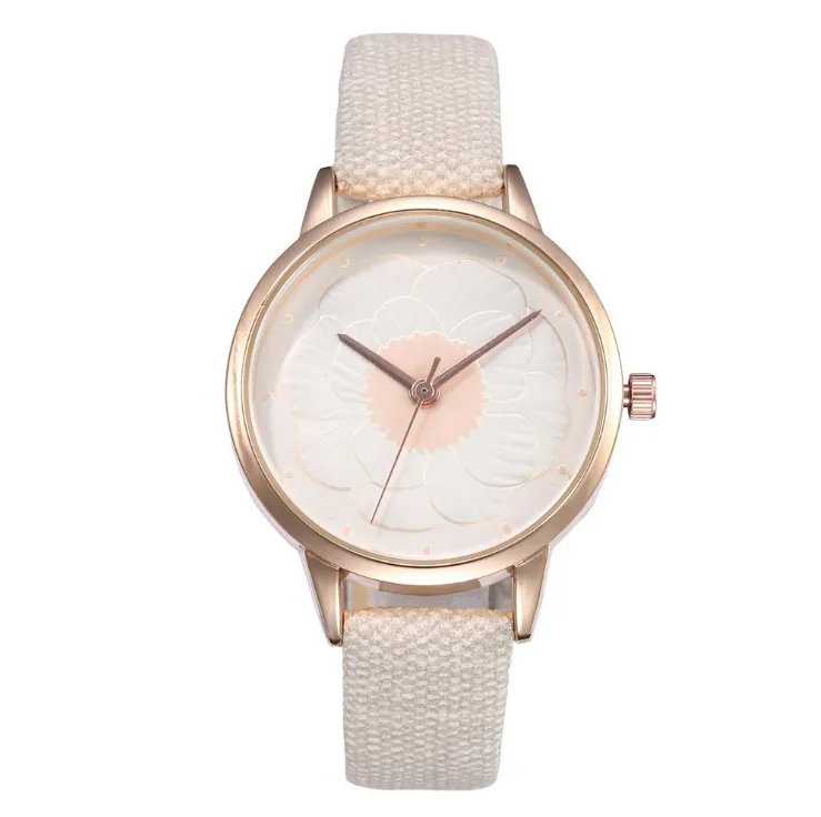 3D simple flower watch
