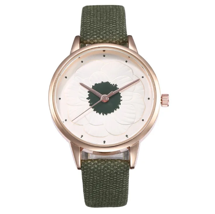 3D simple flower watch