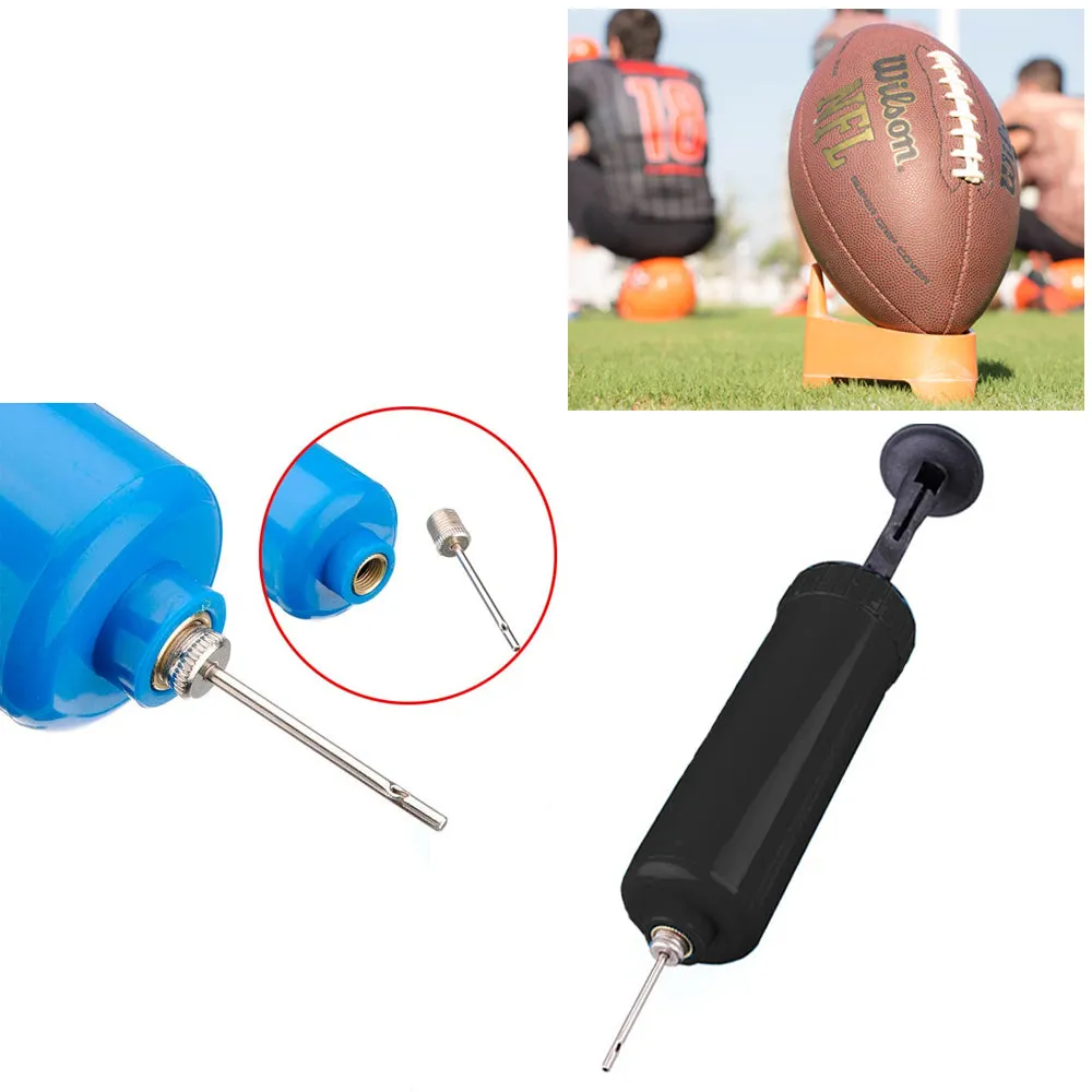 3X Ball Air Pumps Inflatable Handheld W Needle Sports Soccer Futbol Balloons