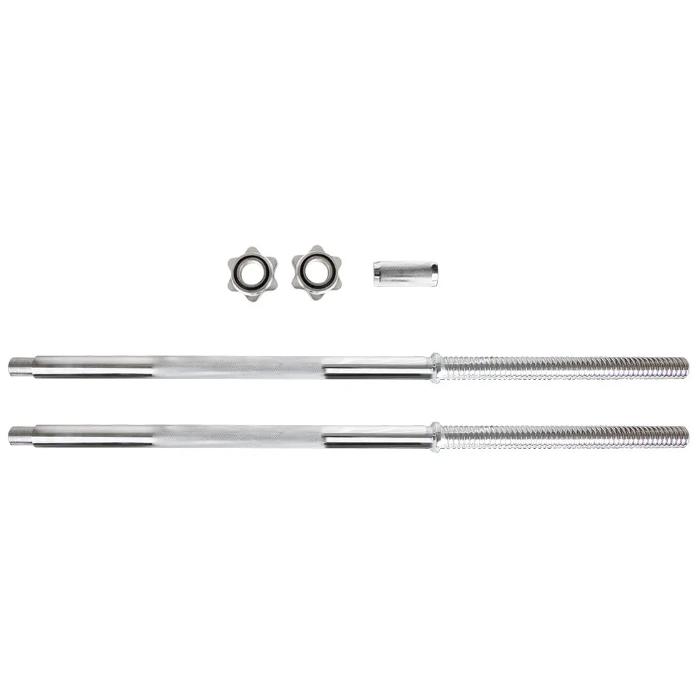 Adjustable 168CM Steel Barbell Bar w/ Spring Collars Everfit