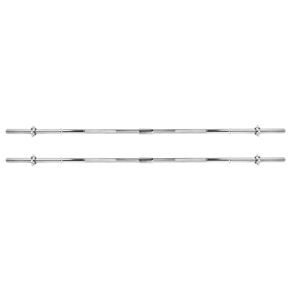 Adjustable 168CM Steel Barbell Bar w/ Spring Collars Everfit
