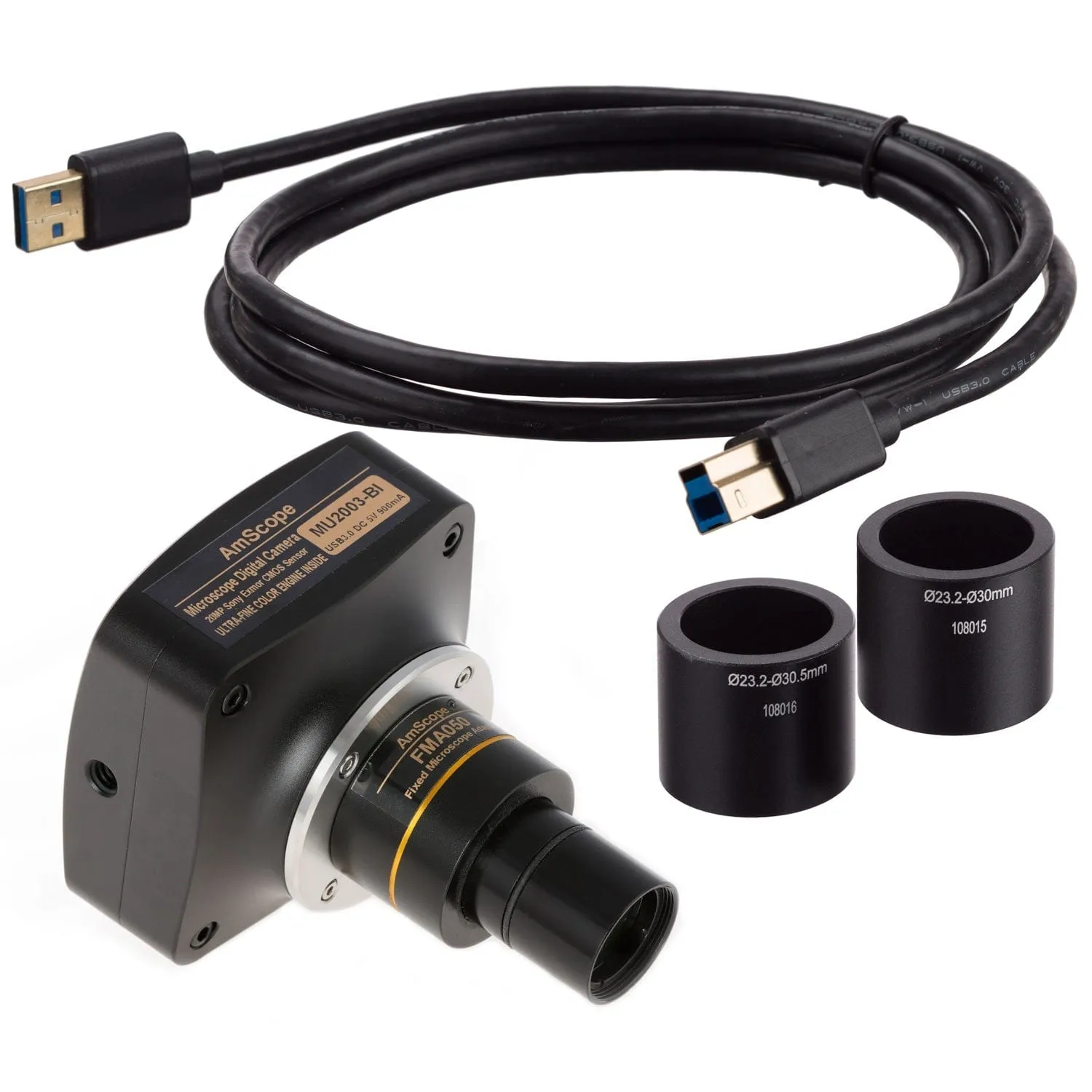 AmScope SM-2 Series Simul-Focal Zoom Trinocular Stereo Microscope with Dual Halogen Lights and Optional Digital Camera