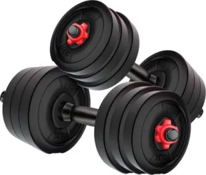 Bundle - PVC 10 Kg Adjustable Dumbbell (2.5 Kg x 4 = 10 Kg)