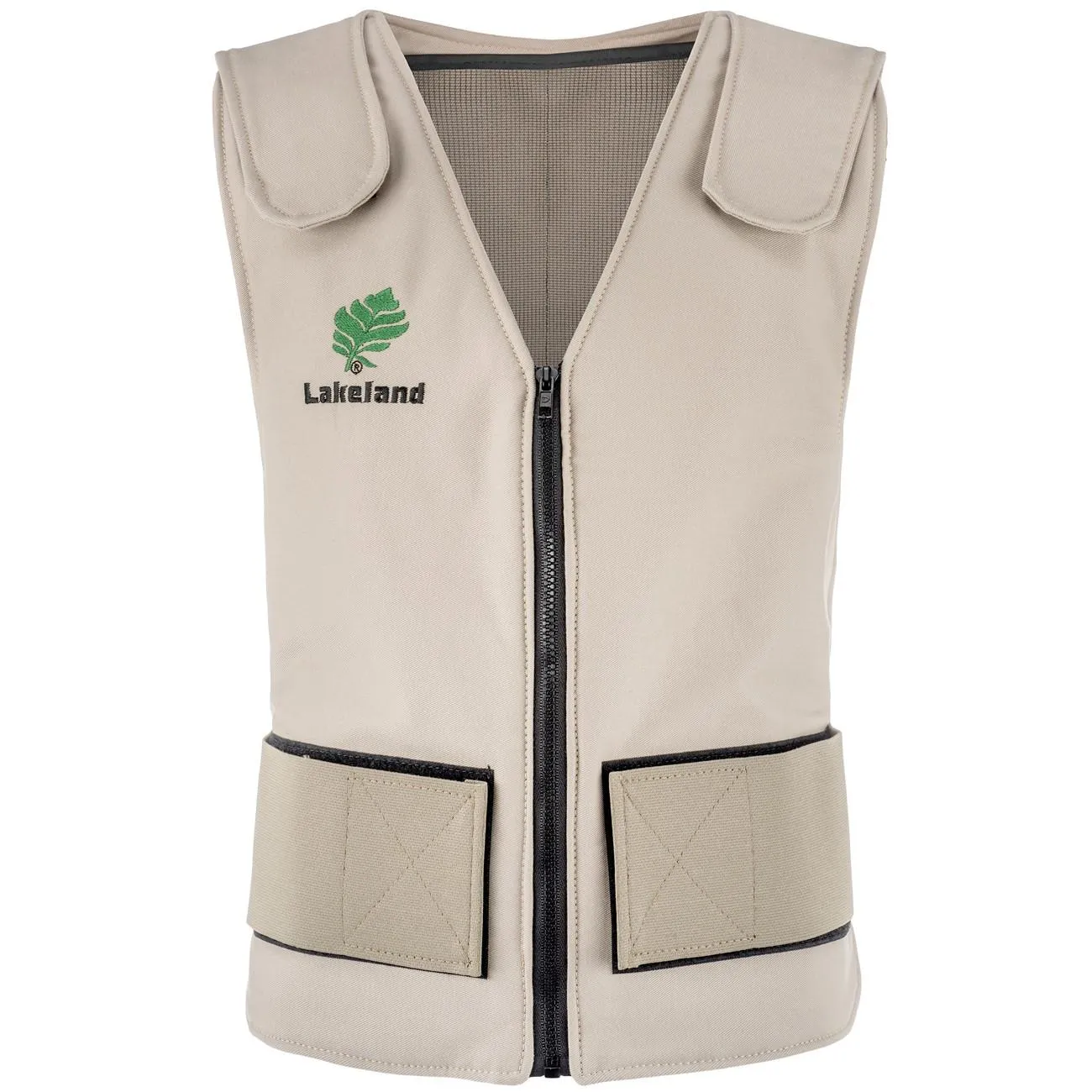 CV55 Lakeland Vest, Chemical, One Size, Khaki