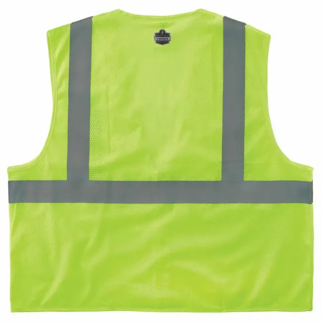 Ergodyne GloWear 8210Z Type R Class 2 Economy Mesh Hi-Vis Safety Vest- Lime