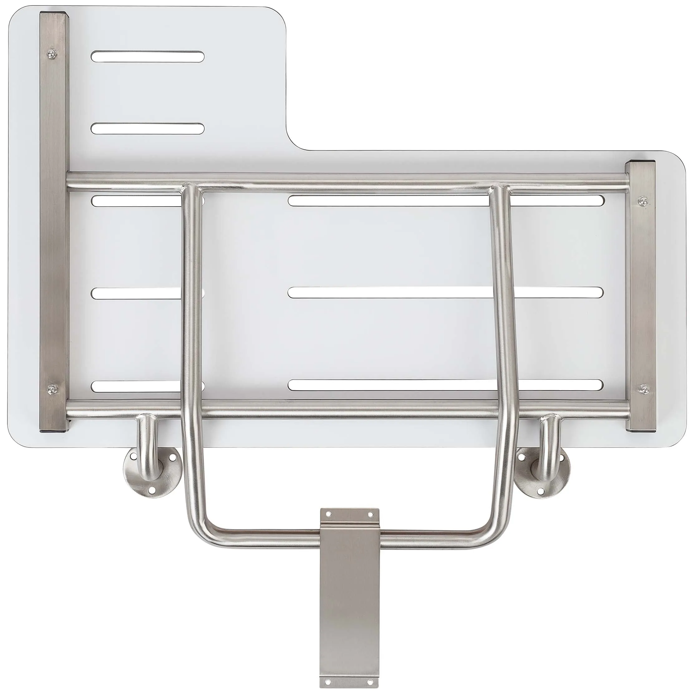 Folding Shower Bench, Right Handed, Phenolic Seat, ADA Compliant
