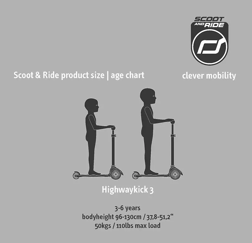 Highwaykick 3 Scooter  - Blueberry