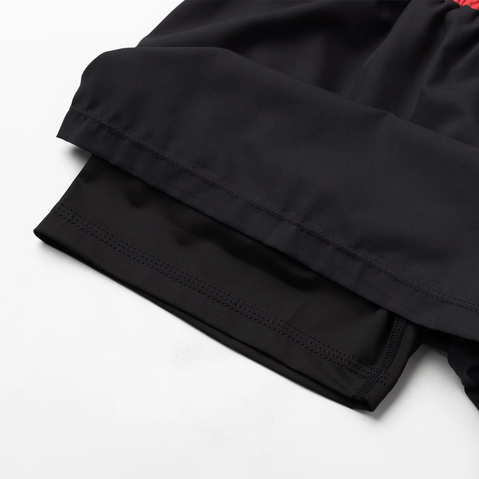Inverted Gear 2-layer Women's Grappling Shorts - Black/Coral