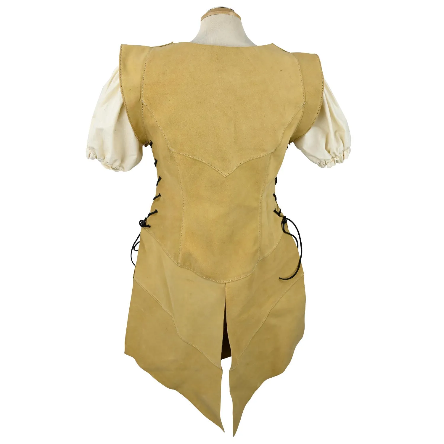Julienne Leather Jerkin Long
