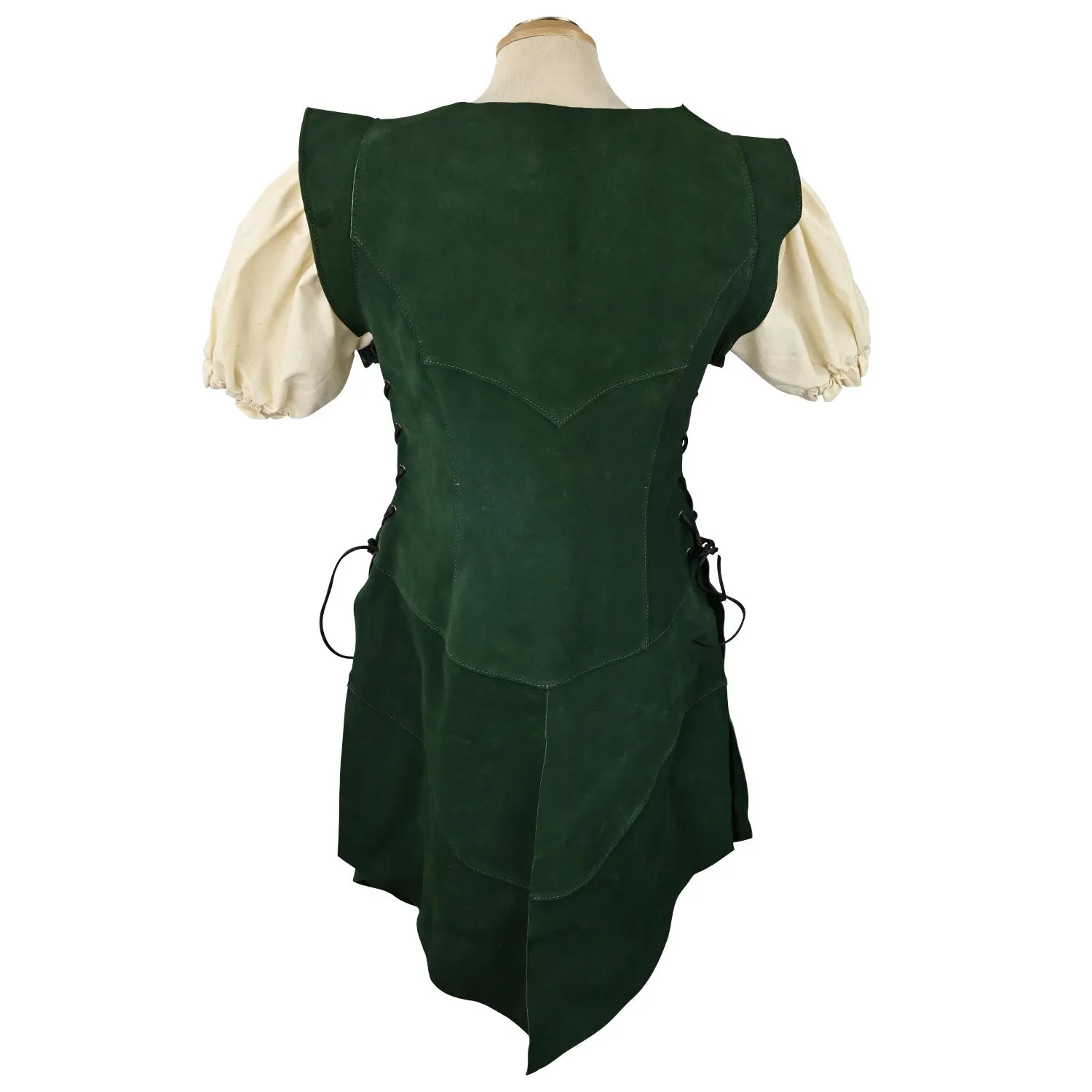 Julienne Leather Jerkin Long