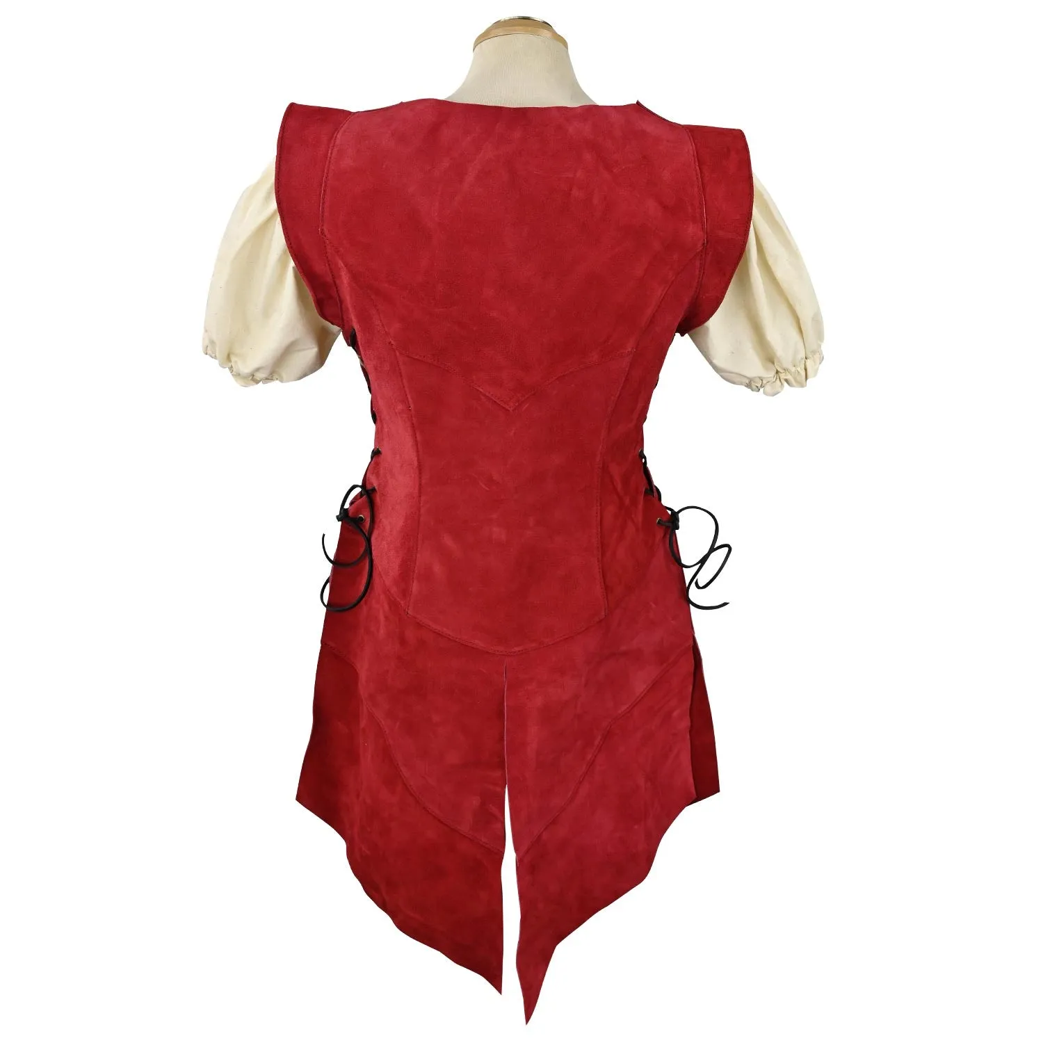 Julienne Leather Jerkin Long