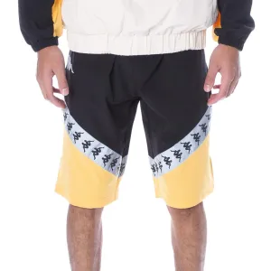 Kappa-Amaruc Reflective Short-Black/Yellow Reflective-3117HHW-A1F