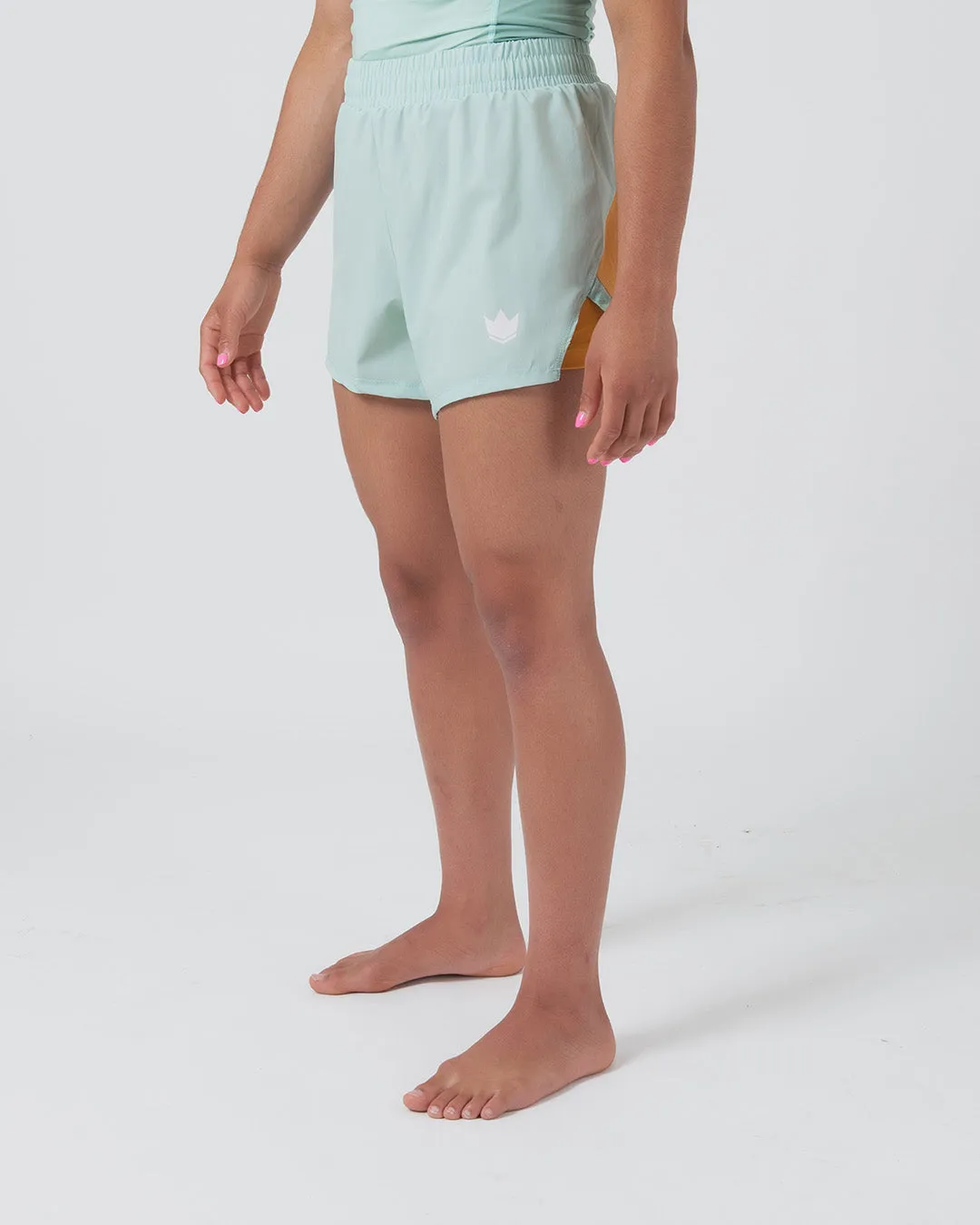 Kingz Hybrid Women's Shorts - Terra Green