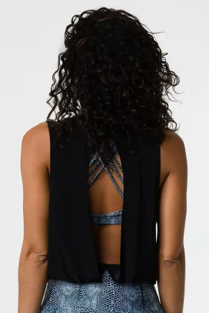 ONZIE // IN PLAY TANK - BLACK
