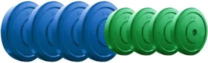 Premium Coloured 20 kg Combo 16 Adjustable Dumbbell (20 kg)