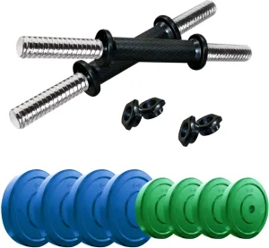 Premium Coloured 20 kg Combo 16 Adjustable Dumbbell (20 kg)